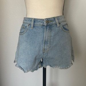 Denim shorts